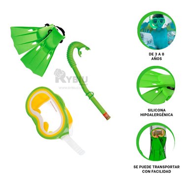 KIT CON ACCESORIOS RESISTENTES EN VERDE Y+GIFT MINIAGENDA