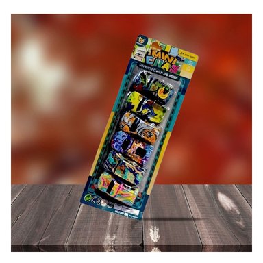 CARROS GRAFFITI SET 6 PARA JUEGO CREATIVO Y+LIGAS REGALO - 1