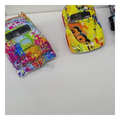 SET DE COCHES DE 6 CARRITOS EN MULTICOLOR Y+GIFT STICKERS - 2
