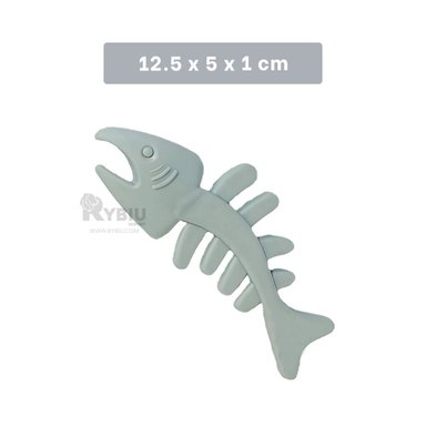 JUGUETE PERROS Y GATOS RYBIU PEZ ENTRETENIMIENTO PLOMO + LIGAS REGALO