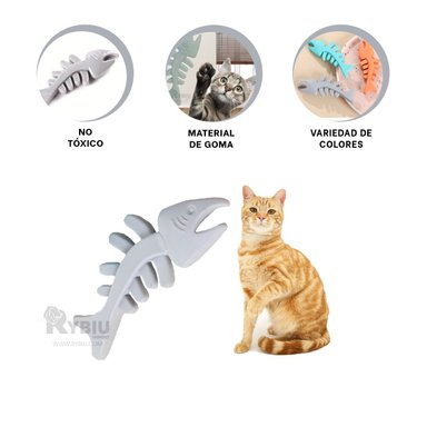 JUGUETE PERROS Y GATOS RYBIU PESCADO FABULOSO PET PLOMO + ENVOLTORIO REGALO