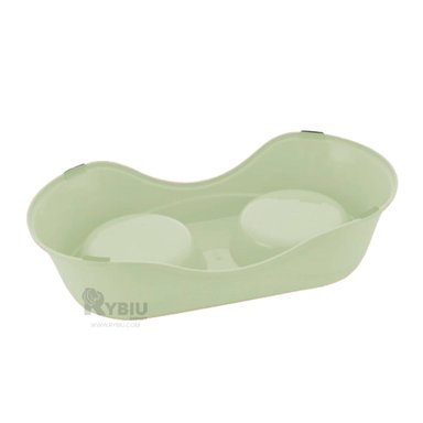 TAZON PERRO Y GATO PC120 RYBIU ESTABLE ELEVADO VERDE CLARO + BANDERITAS ADHESIVAS