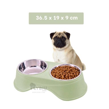 TAZON PERRO Y GATO PC120 RYBIU BONITO Y RESISTENTE VERDE + LIGAS REGALO