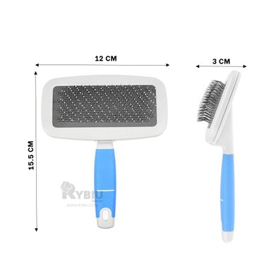 PEINE RYBIU PP10L CON AGUJAS CELESTE + LIGAS REGALO