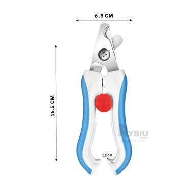 TIJERAS RYBIU PP26L CON LIMA CELESTE + LIGAS REGALO