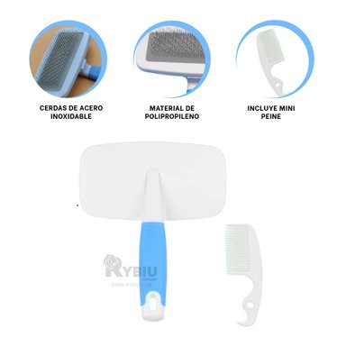 KIT RYBIU PP10L PERROS ACERO CELESTE + AGENDITA