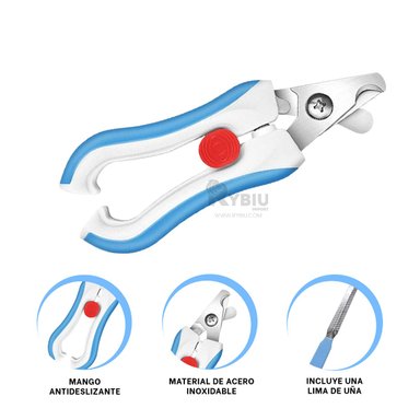 CORTADORA UÑA RYBIU PP26L GARRAS CELESTE + AGENDITA