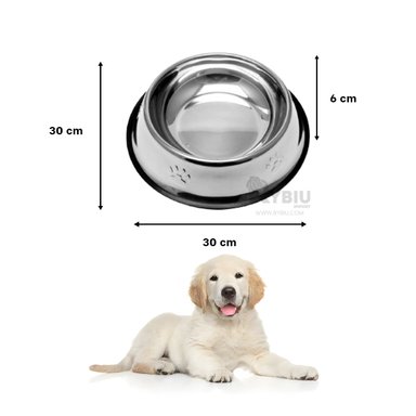 COMEDOR PERRO MA31273 RYBIU CANINO TALLA XL 30 CM + REGALO LIGAS PEINAR