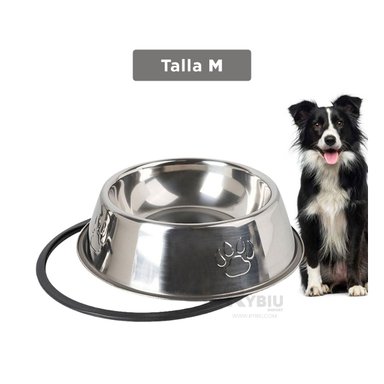 COMEDOR PERRO Y GATO MA31271 RYBIU CANINO TALLA M + REGALO LIGAS PEINAR