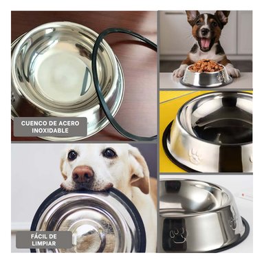 COMEDOR PERRO MA31270 RYBIU RESISTENTE TALLA L + LIGAS REGALO - 5