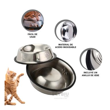 COMEDOR PERRO MA31274 RYBIU PET TALLA XS 16 CM + LIGAS REGALO