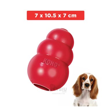 JUGUETE PERROS RYBIU PERA CANINA ROJO CHICO + LIGAS REGALO