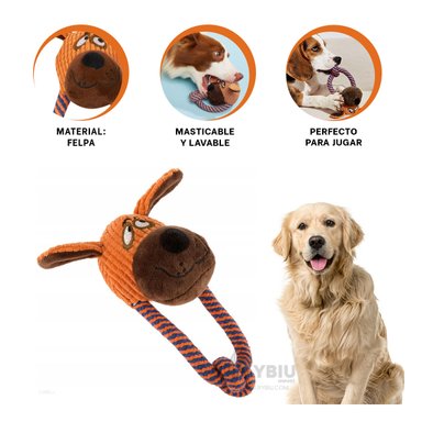 MUÑECO PERRO RYBIU CANINO DIVERTIDO MODELO + STICKERS