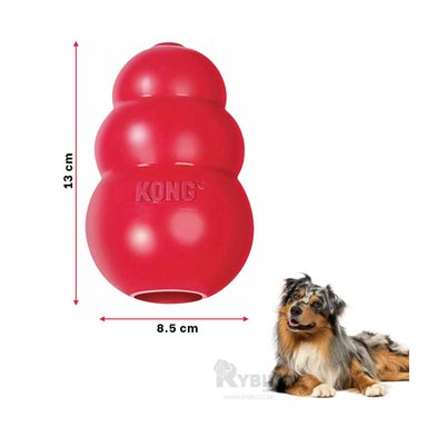JUGUETE PERROS RYBIU PERA LIVIANA ROJO GRANDE + REGALO LIGAS PEINAR