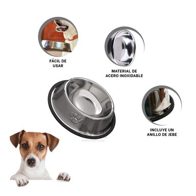 RECIPIENTE PERRO MA31275 RYBIU RESISTENTE ANTE CAIDA XXL + REGALO AGENDITA