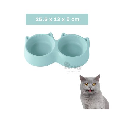 PLATILLO GATO MA31285 RYBIU CANINO CELESTE + REGALO LIGAS PEINAR