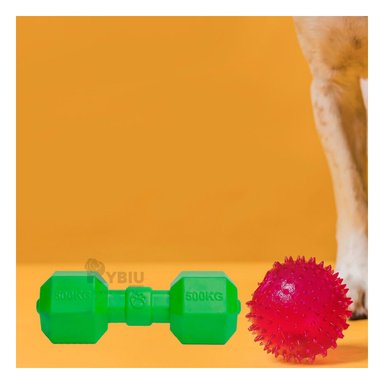 JUGUETE CANES RYBIU MASTICABLE EN M VERDE + PAPEL REGALO