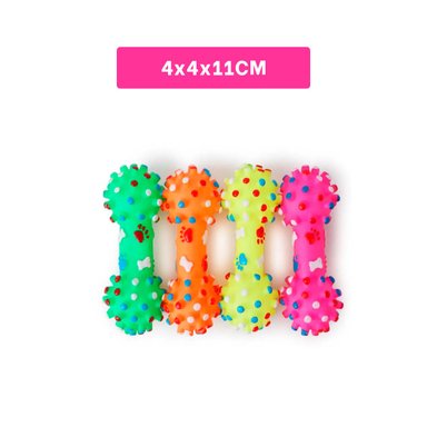 HUESO PLASTICO MASCOTAS RYBIU EN VERDE + POST-IT ADHESIVOS