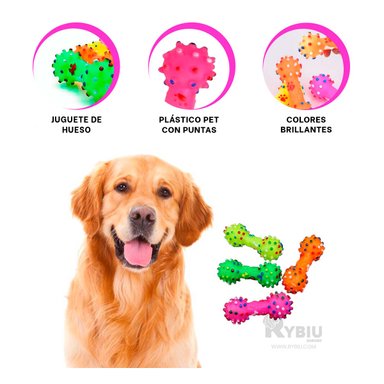 MASTICABLE PERROS RYBIU DIDACTICO EN MULTICOLOR + ENVOLTORIO REGALO
