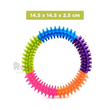 ARGOLLA MASCOTA RYBIU MULTICOLOR + LIGAS REGALO