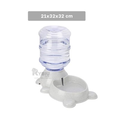 COMEDERO PERRO MA31008 RYBIU ENTRENAMIENTO CANINOS PLOMO + STICKERS