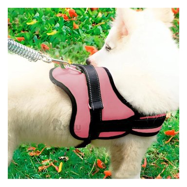 PECHERA PERROS RYBIU CANINA ROSADO + REGALO LIGAS PEINAR
