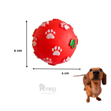JUGUETE PERROS RYBIU INTERACTIVO ROJO + BANDERITAS ADHESIVAS