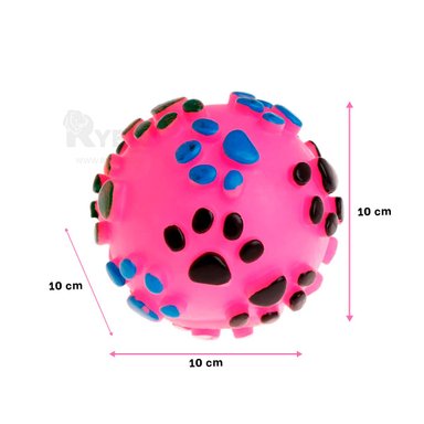 JUGUETE PERROS RYBIU BONITO Y RESISTENTE ROSADO EN L + LIGAS REGALO