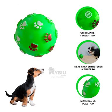 BOLA MASCOTA RYBIU GOMA TODA EN VERDE + ENVOLTORIO REGALO