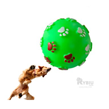 JUGUETE MASCOTAS RYBIU ESFERICO EN VERDE + POST-IT ADHESIVOS