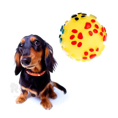 JUGUETE PERROS RYBIU ENTRENIDO CAN AMARILLO + REGALO STICKERS