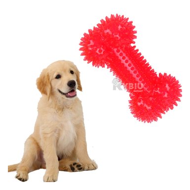 SET PERROS RYBIU CANINO JUGAR ROJO + PAPEL REGALO