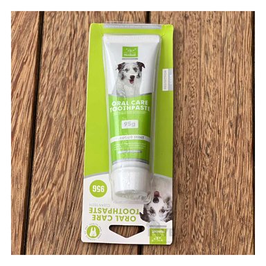 PASTA PERROS RYBIU MA29846 PET MENTA 95G VERDE + PAPEL REGALO