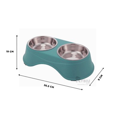 TAZON PERRO Y GATO PC120 RYBIU VERSATIL CELESTE + REGALO LIGAS PEINAR