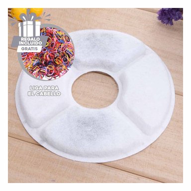 PACK FILTRADOR AGUA PERROS GATOS RIPLEY MA29853 BLANCO + REGALO LIGAS PEINAR