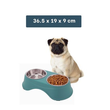 TAZON PERRO Y GATO PC120 RYBIU MULTIESPACIOS CELESTE + BANDERITAS ADHESIVAS - 5