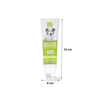 DENTRIFICO PERROS RYBIU MA29846 MASCOTAS 95G VERDE + LIGAS REGALO