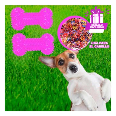 KIT PERROS RYBIU JUEGO EN MORADO + REGALO LIGAS PEINAR
