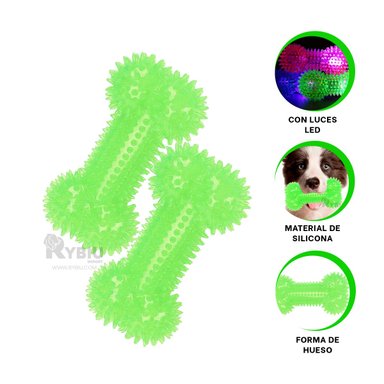 KIT PERROS RYBIU HUESOS LAVABLE VERDE + POST-IT ADHESIVOS