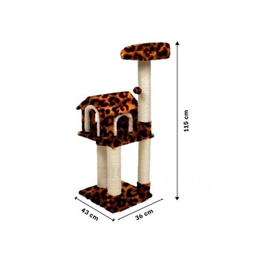 CAMA GATOS MA31125 MODERNA EN ANIMAL PRINT + LIGAS REGALO RYBIU - 4