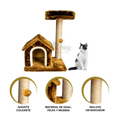 JUEGO DIDÁCTICO GATOS MA31122 TORRE DIDACTICA MOSTAZA + BANDERITAS ADHESIVAS RYBIU