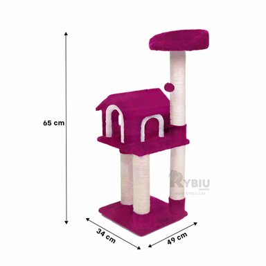 RASCADORA GATOS MA31128 RESISTENTE EN FUCSIA + REGALO LIGAS PEINAR RYBIU