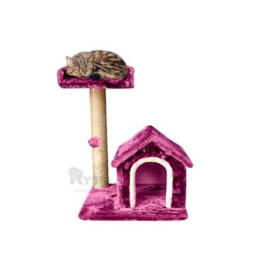 CASA GATOS MA31123 PRACTICO Y ESTETICO ROSADO + PAPEL REGALO RYBIU - 3