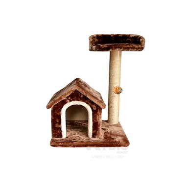 CASA GATOS MA31121 TREPAR Y ARAÑAR FELINO MARRON + REGALO AGENDITA RYBIU - 2