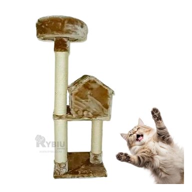 JUEGO DIDÁCTICO GATOS MA31130 TORRE CON BUNGALOW MOSTAZA + ENVOLTORIO REGALO RYBIU