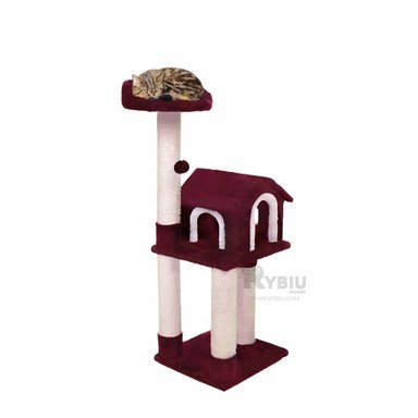 JUEGO DIDÁCTICO GATOS MA31128 TORRE MULTIFUNCIONAL GUINDA + ENVOLTORIO REGALO RYBIU