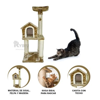 CENTRO ACTIVIDAD GATOS MA31130 MOSTAZA + BANDERITAS ADHESIVAS RYBIU