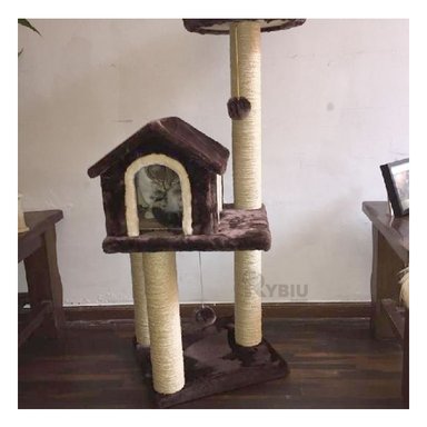 GIMNASIO GATOS MA31129 ESTETICO E INNOVADOR MARRON + PAPEL REGALO RYBIU