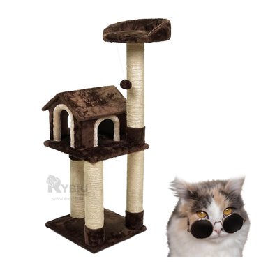 CENTRO ACTIVIDAD GATOS MA31129 MODERNO MARRON + LIGAS REGALO RYBIU