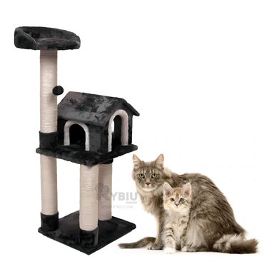 JUEGO DIDÁCTICO GATOS MA31132 TORRE CON CONFORT MULTIFUNCIONAL PLOMO + REGALO AGENDITA RYBIU